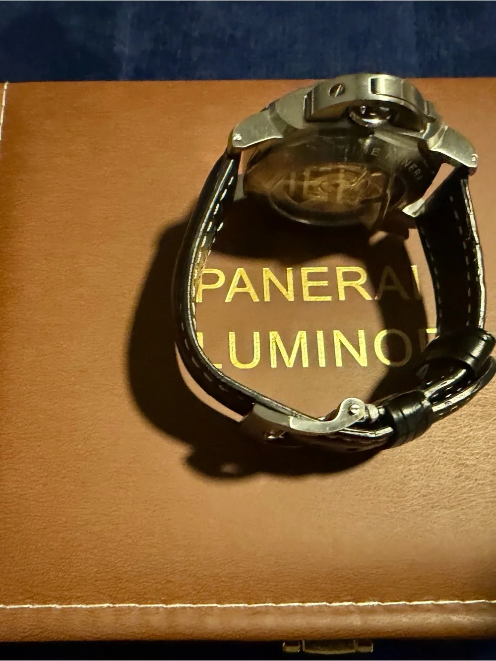Panerai Luminor Gold Box with Gold Logo